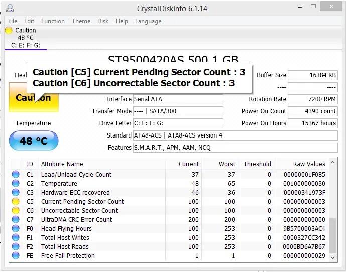 CrystalDiskInfo